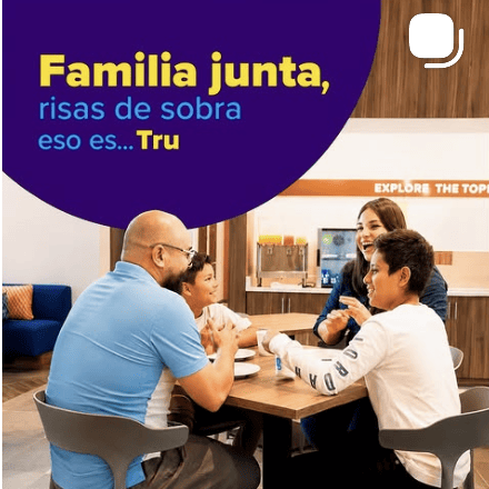Publicación de Instagram de Tru by Hilton