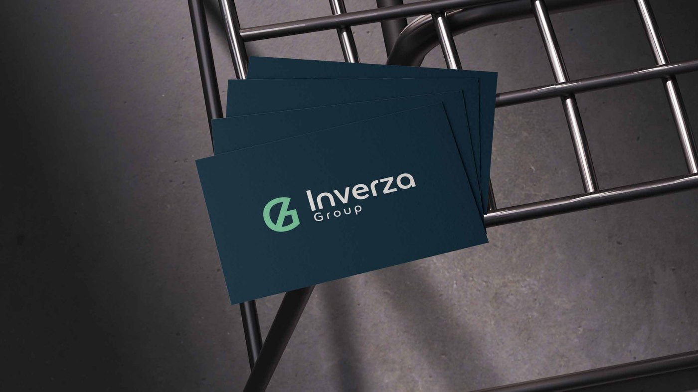 Diseño de tarjetas de presentación Inverza Group por Koyopa Studio